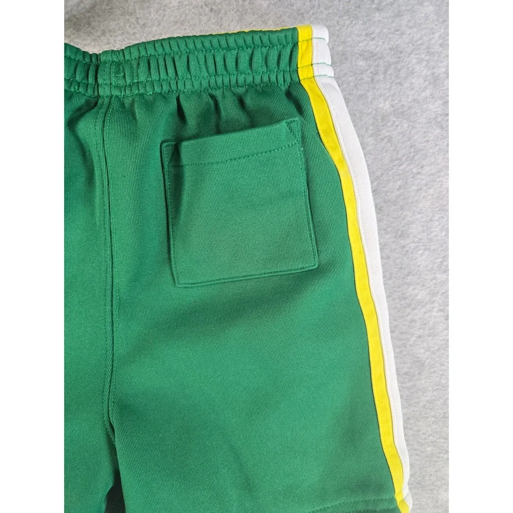 Y2K Gymboree Toddler Green Yellow Reversible Athletic Track Shorts 18-24m 2003